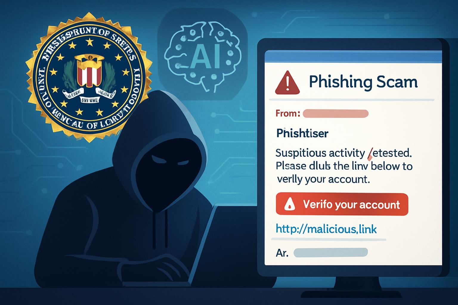 FBI Releases URGENT Cybersecurity Warning On The Rise Of AI Phishing Attacks On Global Business