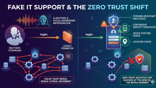 The Inside Job That Isn’t: How Fake IT Support is Driving the Shift to Zero Trust